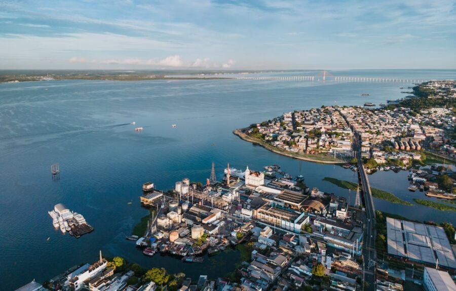 Vista aérea de Manaus - Foto de Kelly no Pexels